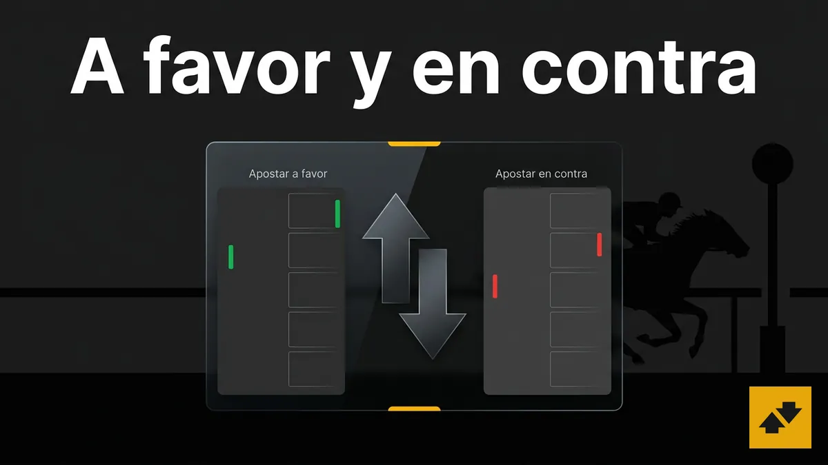 Apostar a favor y en contra en carreras de caballos de Betfair Exchange
