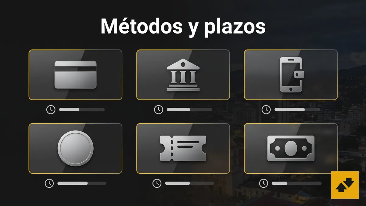 Betfair Honduras: plantillas de métodos de depósito y plazos de acreditación