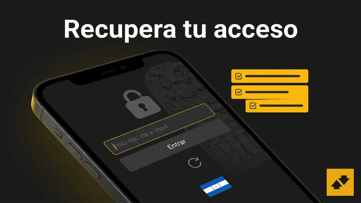 Recuperar usuario o contraseña olvidados en Betfair Honduras
