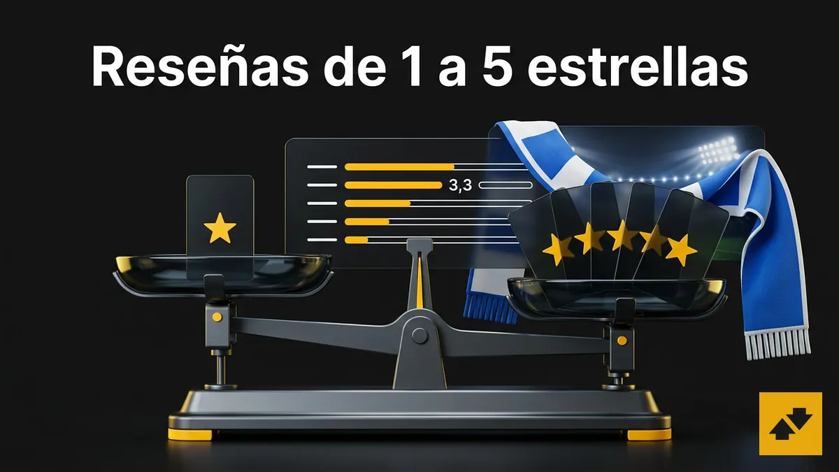 Balanza de reseñas de una y cinco estrellas sobre la confianza en Betfair Honduras